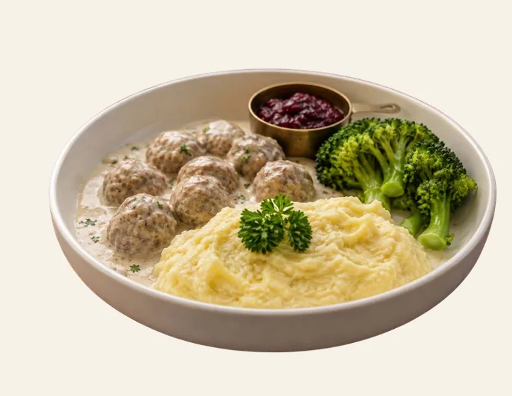 Swedish Meatballs at Poni's Café in Sanur