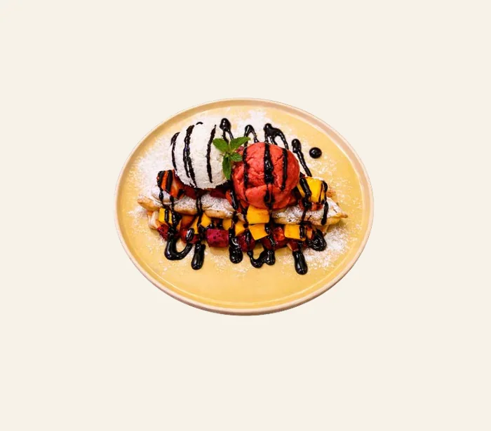 Waffle (make your own) from the Poni's menu